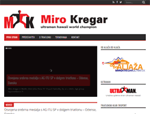 Tablet Screenshot of kregar.trisport-klub.si